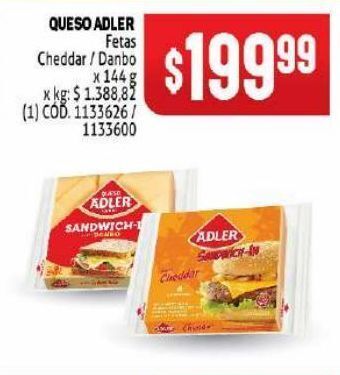 Makro Queso adler oferta