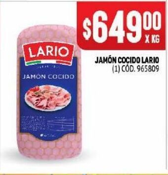 Makro Jamón cocido lario kg oferta