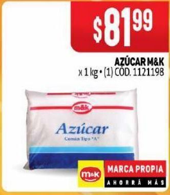 Azúcar m&k kg