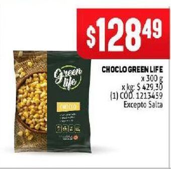 Makro Choclo green life 300g oferta