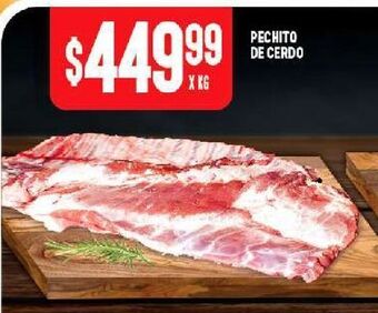 Makro Pechito de cerdo kg oferta