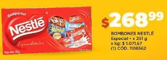 Makro Bombones nestlé 251g oferta