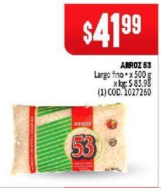 Makro Arroz 53 500g oferta