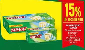 Makro En mate cocido taraguí -15% oferta