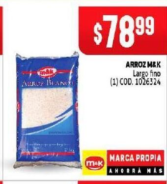 Makro Arroz m&k oferta