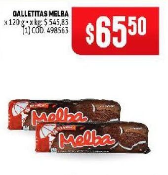 Makro Galletas melba oferta