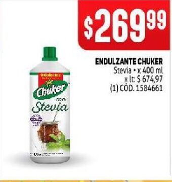Makro Edulcorante chuker 400ml oferta