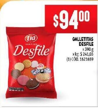 Makro Galletas desfile 390g oferta