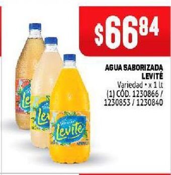 Makro Agua saborizada levité oferta