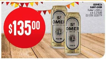 Makro Cerveza saint omer 500cc oferta