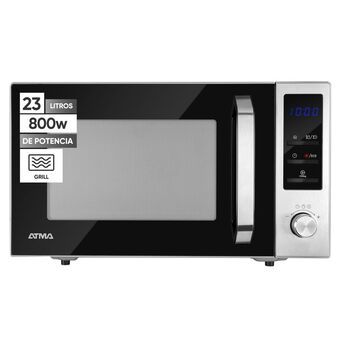 Frávega Microondas Atma 800W 23Lts MD1823GN con Grill oferta