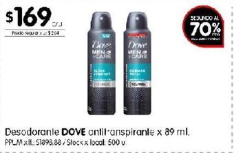 Disco Desodorante dove 89ml oferta