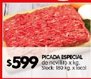 Disco Picada especial de novillito x kg oferta