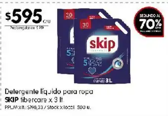 Disco Detergente líquido skip 3l oferta