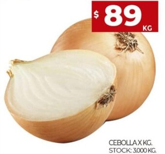 Supermercados DIA Cebolla x Kg oferta