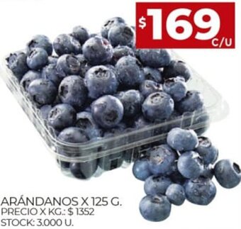 Supermercados DIA Arándanos x 125 g oferta