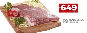 Supermercados DIA Pechito de Cerdo oferta