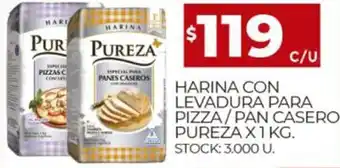 Supermercados DIA Harina Con Levadura Para Pizza /Pan Casero Pureza x 1 kg oferta