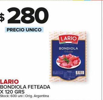 Carrefour Maxi Bondiola lario oferta