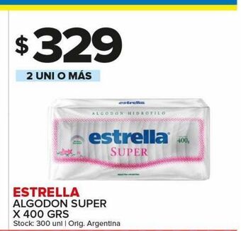 Carrefour Maxi Algodón super estrella oferta