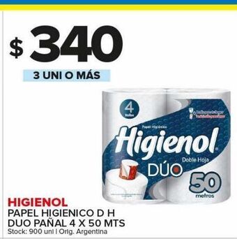 Carrefour Maxi Papel higiénico higienol oferta
