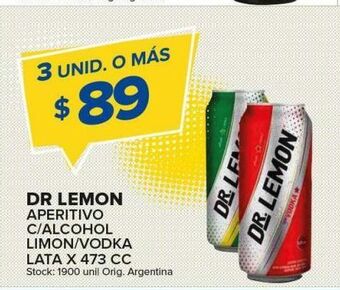 Carrefour Maxi Aperitivos dr. lemon oferta