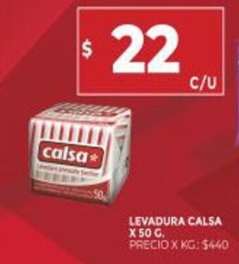 Supermercados DIA Levadura Calsa x 50g oferta