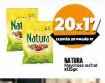 Supermayorista Vital Natura Mayonesa sachet x 125gr oferta