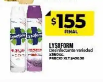 Supermayorista Vital Lysoform Desinfectante variedad x 360cc oferta