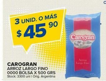 Carrefour Maxi Arroz largo carogran 500g oferta