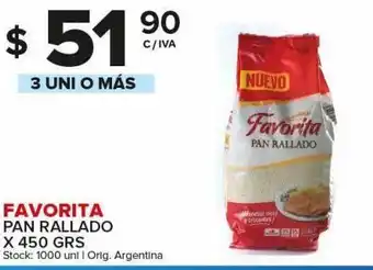 Carrefour Maxi Pan rallado favorita 450g oferta