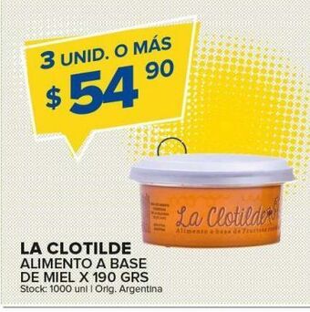 Carrefour Maxi Miel la clotilde 190g oferta