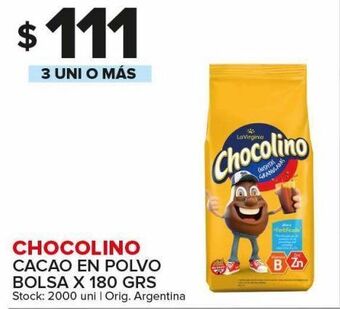 Carrefour Maxi Cacao en polvo chocolino 180g oferta