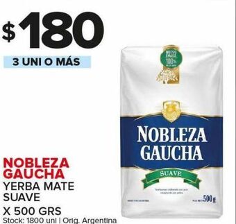 Carrefour Maxi Yerba mate nobleza gaucha 500g oferta