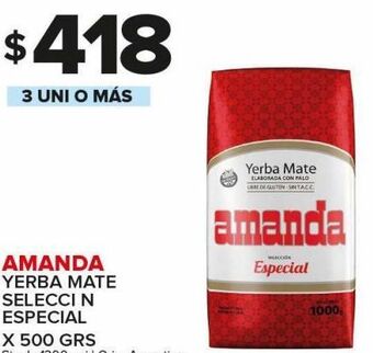 Carrefour Maxi Yerba mate amanda 500g oferta