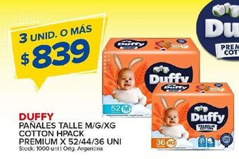 Carrefour Maxi Pañales duffy oferta