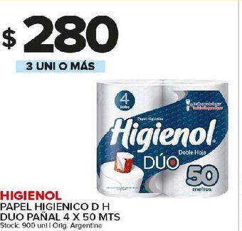 Carrefour Maxi Papel higiénico higienol oferta