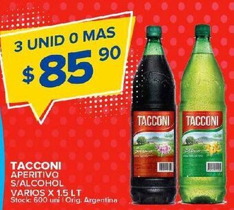 Carrefour Maxi Aperitivos tacconi 1.5lt oferta