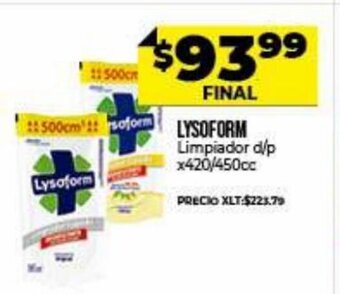 Supermayorista Vital Lysoform Limpiador d/p x 420/450cc oferta