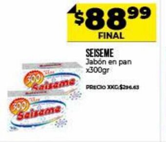 Supermayorista Vital Seiseme Jabón en pan x 300gr oferta