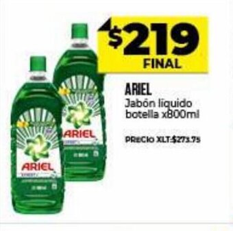 Supermayorista Vital Ariel Jabón liquido botella x 800ml oferta