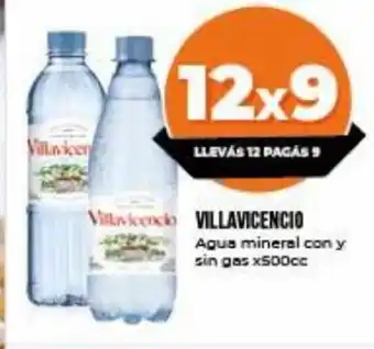 Supermayorista Vital Villavicencio Agua mineral con y sin gas x 500cc oferta