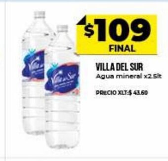 Supermayorista Vital Villa Del Sur Agua mineral x 2.5lt oferta
