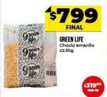 Supermayorista Vital Green Life Choclo amarillo x 2.5kg oferta