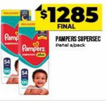 Supermayorista Vital Pampers Supersec oferta