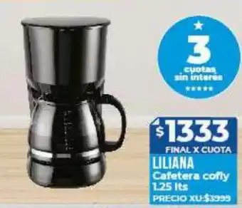 Supermayorista Vital Liliana Cafetera cofly 1.25lts oferta