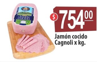 Autoservicio Capo Jamón cocido Cagnoli x kg oferta