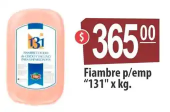 Fiambre p/emp "131" x kg