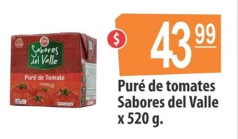 Autoservicio Capo Puré de tomates Sabores del Valle x 520g oferta