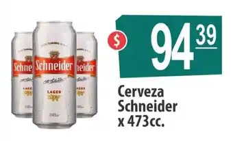 Autoservicio Capo Cerveza Schneider x 473cc oferta
